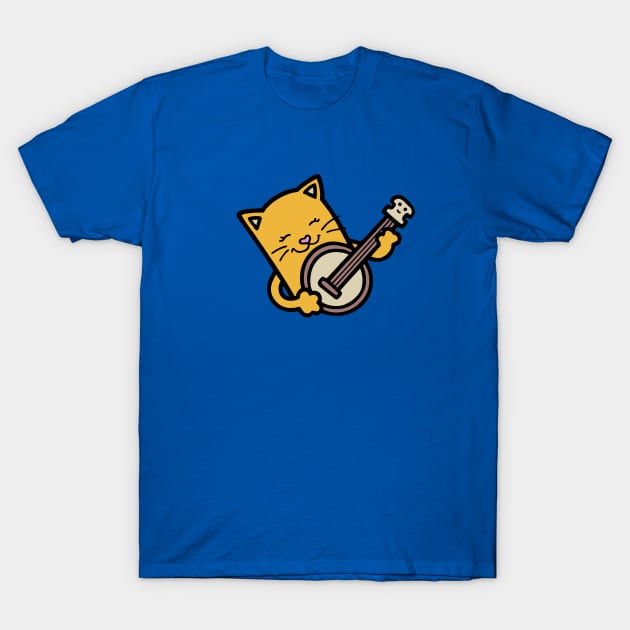 Banjo Cat T-Shirt by sketchboy01